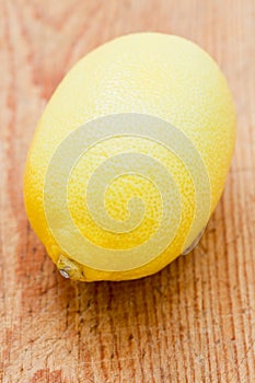 Single whole lemon