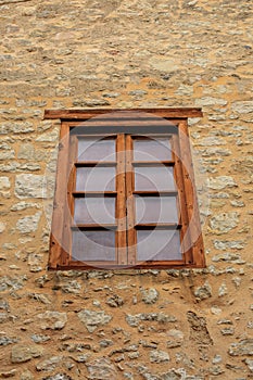 Single Wood Framed Window