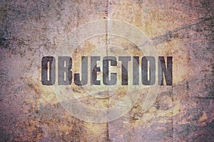 Single word Objection