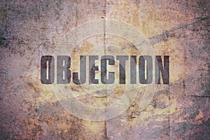 Single word Objection photo