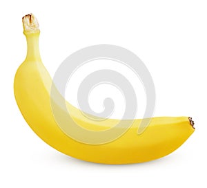 Single yellow banana img