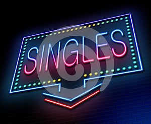 Singles concept.