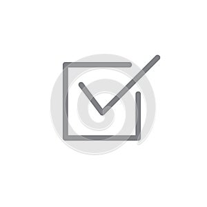 Singletasking or Monotasking icon w check mark