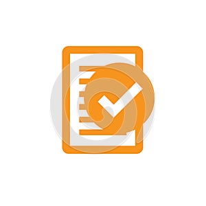 Singletasking or Monotasking icon w check mark