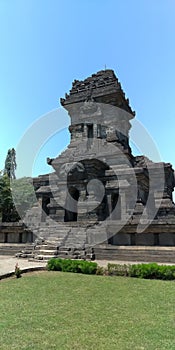 Singosari Temple, Malang, East Java, Indonesia.  Hindu-Buddhist temple