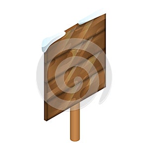 Singpost icon, isometric style