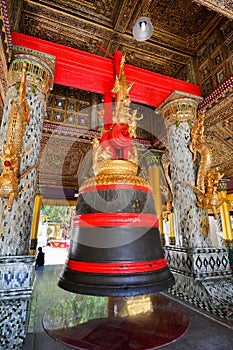 The Singu Min Bell, a large bell located at the Shwedagon Pagoda