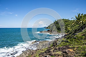 A singular view from ItacarÃ©`s beach