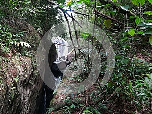 Sinharaja Rainforest waterfalls in Sri Lanka and deniyaya district.