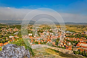 Sinj panoramic view