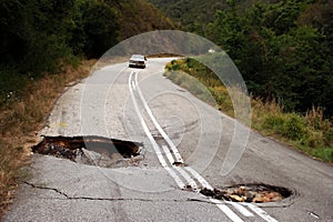 El fregadero en carreteras 