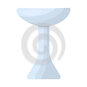 sink or washbasin for the bathroom. vector illustration