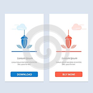 Sinker, Instrument, Measurement, Plumb, Plummet  Blue and Red Download and Buy Now web Widget Card Template