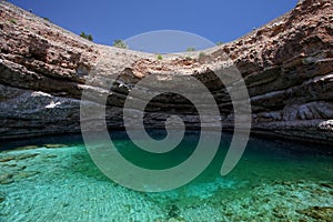 Sinkhole in Oman photo