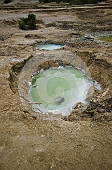 Sinkholes in the desert