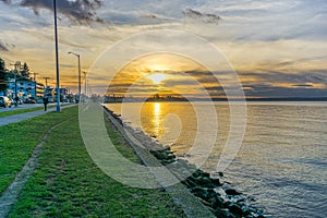 Sinking Sun At Alki 4