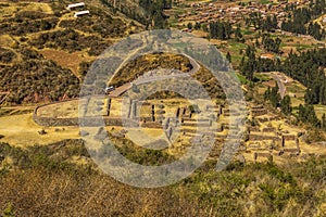 Sinkunakancha Tipon ruins Cuzco Peru