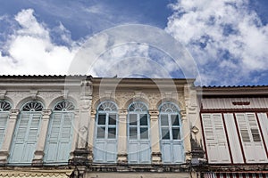 Sino-Portuguese Architecture influenced building in Phuket.