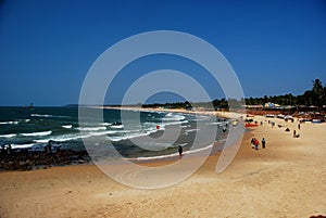 Sinquerim beach in Candolim photo