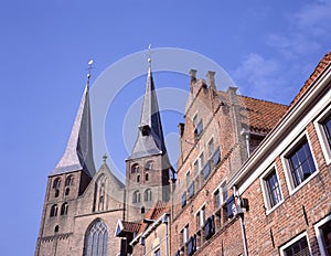 Sint-Nicolaas kerk or Bergkerk Mountain Church in Bergkwartier, Deventer