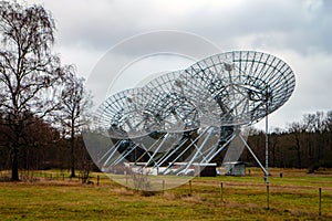 Radio telescopes Westerbork, Hooghalen, Netherlands. photo