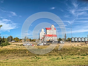 Grain elevator on the Canadian prairies