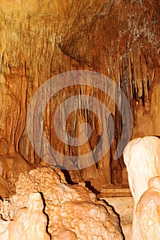 Sinters in a cave Marble