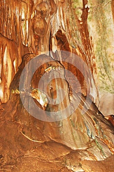Sinters in a cave Marble