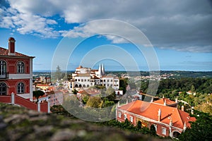 Sintra National Palace in old town