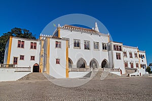 Sintra National Palace (Palacio Nacional de Sintra) in Portug