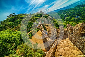 Sintra, Portugal: the Castle of the Moors, Castelo dos Mouros photo