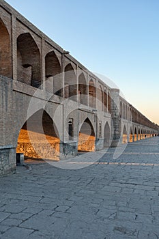 Sio Seh bridge Bridge of 33 Arches over Zayandeh river, Isfaha
