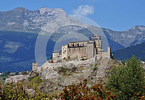 Sion fortified church Notre-Dame de Valere, Swiss photo