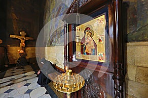 Interior of Sioni Cathedral, Tbilisi, Georgia