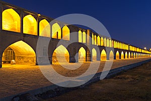 Siosepol Bridge, Isfahan, Iran