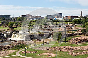 Sioux Falls Park South Dakota Skyline