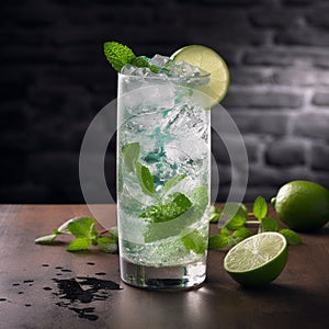 Refreshing Mint Lime Drink