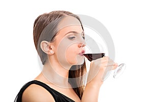 Sip of wine