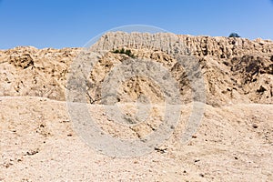 A Sipan ruin and a blue sky