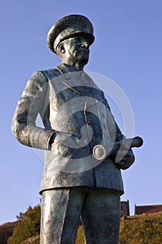 Sir Bertram Ramsay Statue at Dover Castle photo