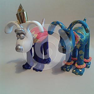 Sir Bravelord Gromit & Mz Loom Splat Gromit