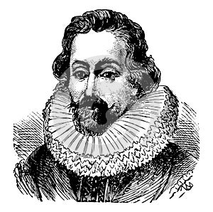 Sir Francis Drake, vintage illustration