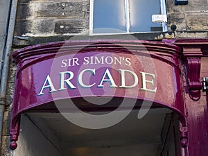 The Sir Simons Arcade in Lancaster England in the Centre of the City