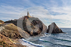 Sirens Reef located in the Cabo de Gata Nijar park, Almeria Spain