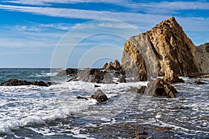 Sirens Reef located in the Cabo de Gata Nijar park, Almeria Spain