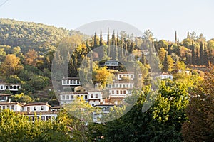 Sirince Koyu panoramic summer view of Selcuk, Izmir,Turkey.