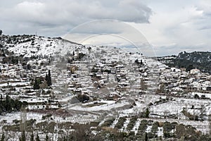 Sirince Village, Sirince village under snow