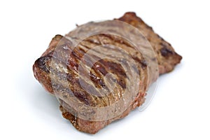 Sirloin Strip Steak ,isoloted on white