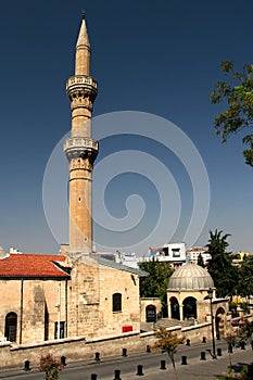 The Sirvani Mosque in the historical part of Gaziantep in Southeast Turkey