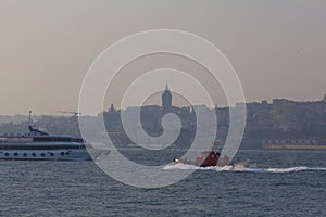 Sisli istanbul and ferry images / Turkey photo